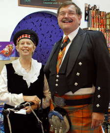 Jim and Alex at the British Emporium - Grapevine, Texas