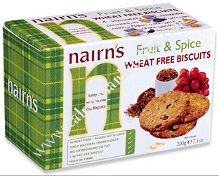 Nairn's Fruit and Spice Wheat Free Biscuits