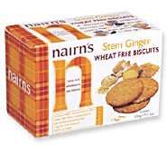 Nairn's Stem Ginger Wheat Free Biscuits