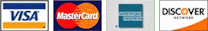 We Accept All Major Credit Cards